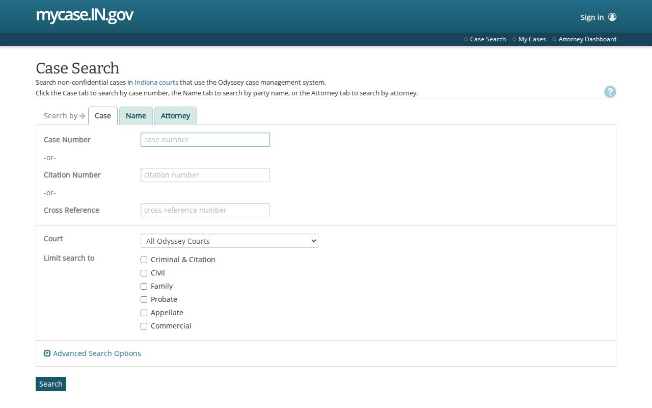 Clay County case lookup portal